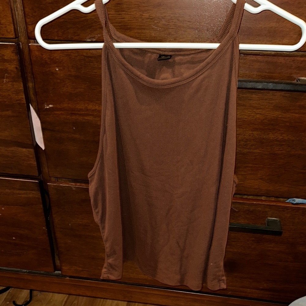 SHEIN Brown Tank Top Essential